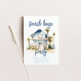 Invitación de Fiesta de Beach House
