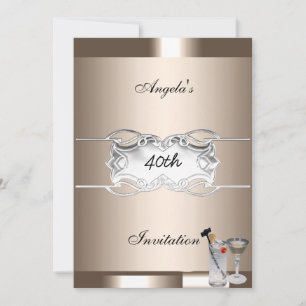 Invitación de fiesta de bebidas y café