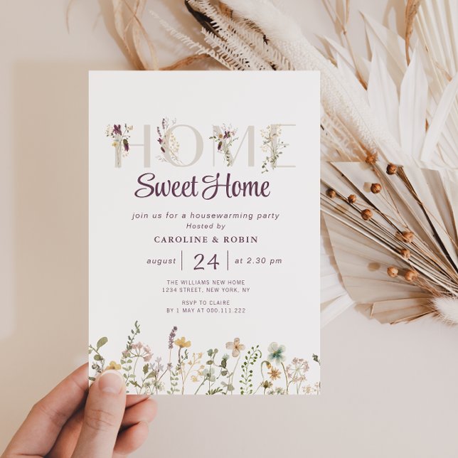 invitación de fiesta de bienvenida a las flores si (Subido por el creador)