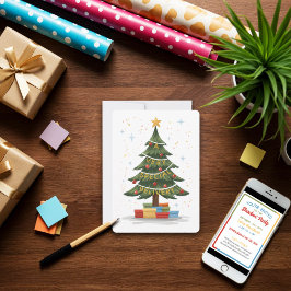 Invitación de fiesta de caja de zapatos de entrega