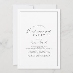 Invitación de fiesta de calentamiento de la casa d