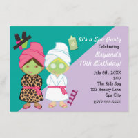 Invitación de fiesta de cambio de imagen de bellez