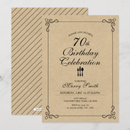 Invitación de fiesta de celebración de cumpleaños 