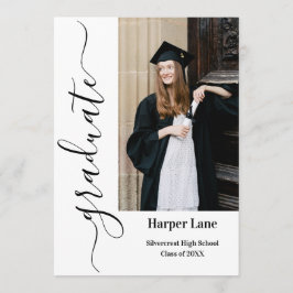 Invitación de fiesta de celebración de graduación