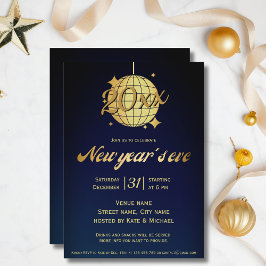 Invitación de fiesta de celebración de Nochevieja