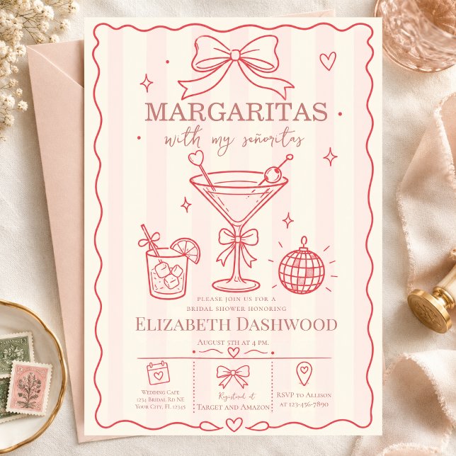 Invitación de fiesta de cóctel de margaritas junto (Subido por el creador)