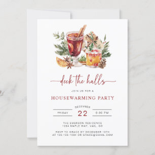Invitación de fiesta de cóctel de Navidad