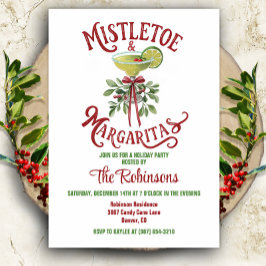 Invitación de fiesta de cóctel para las fiestas de