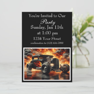 Invitación de Fiesta de crucero clásico