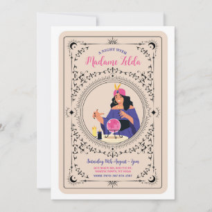 Invitación de Fiesta de Crystal Ball con tarjeta T
