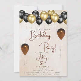 invitación de fiesta de cumpleaños