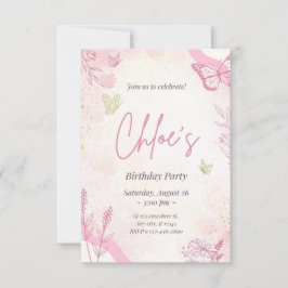 Invitación de fiesta de cumpleaños