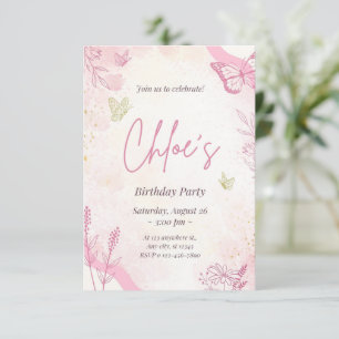 Invitación de fiesta de cumpleaños