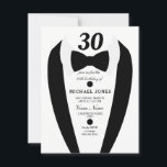 Invitación de Fiesta de cumpleaños 30 hombres de c<br><div class="desc">Diseño Cortesía de https://www.etsy.com/shop/teabreakart</div>