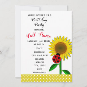 Invitación de fiesta de cumpleaños con diseño de g