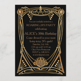 Invitación de fiesta de cumpleaños Cualquier edad