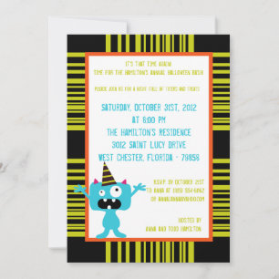 Invitación de fiesta de cumpleaños de diversión de