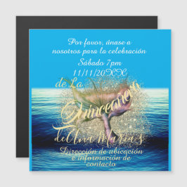 Invitación de fiesta de cumpleaños de la sirena