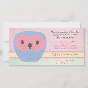 Invitación de Fiesta de cumpleaños de Shabby Chic