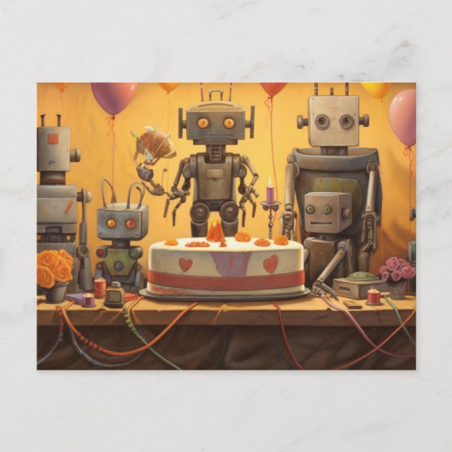 Invitación de fiesta de cumpleaños del chico #13 (Anverso)