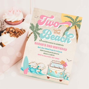 Invitación de Fiesta de Cumpleaños en la Playa con