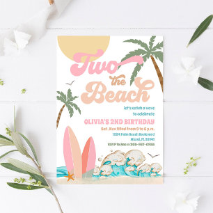 Invitación de Fiesta de Cumpleaños en la Playa con