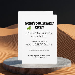 Invitación de fiesta de cumpleaños en línea Pers
