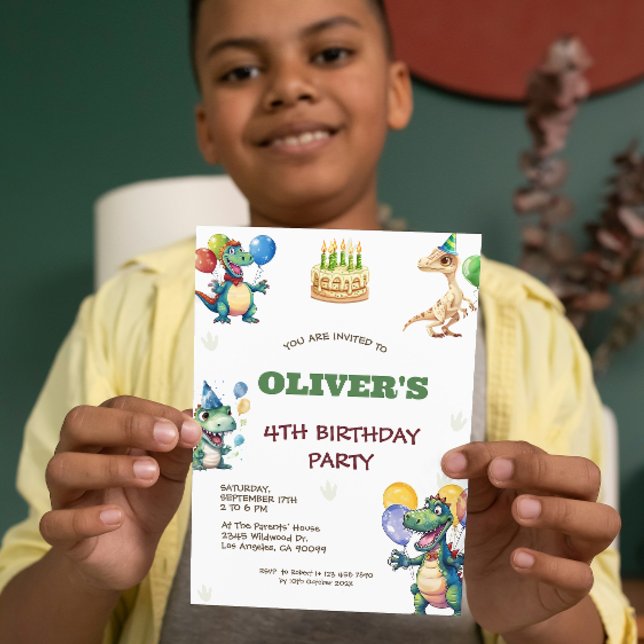 Invitación de fiesta de cumpleaños para niños de p (Subido por el creador)