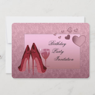 Invitación de fiesta de cumpleaños personalizable