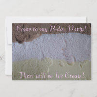 Invitación de Fiesta de cumpleaños "Will Be Ice Cr
