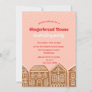 Invitación de fiesta de decoración de la casa de l