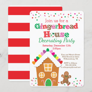 Invitación de fiesta de decoración de la casa de l