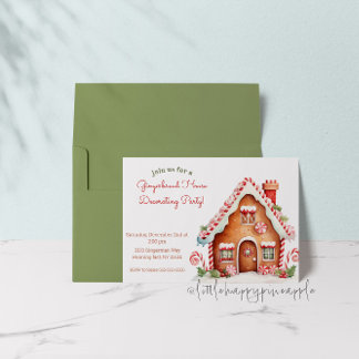 Invitación de fiesta de decoración de la casa de l