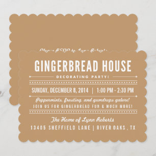 Invitación de fiesta de decoración de la casa de l