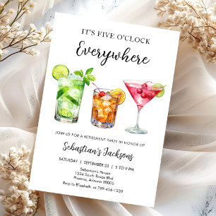 Invitación de fiesta de despedida de jubilación co
