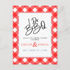 Invitación de fiesta de despedida de soltera BBQ '
