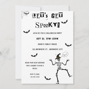 Invitación de Fiesta de disfraces de Halloween