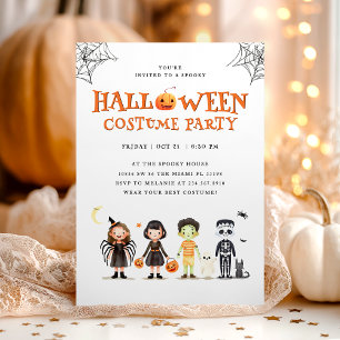 Invitación de Fiesta de disfraces de Halloween