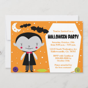 Invitación de Fiesta de disfraces de Halloween con