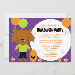 Invitación de Fiesta de disfraces de Halloween de