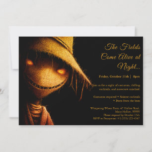 Invitación de fiesta de disfraces de Halloween de
