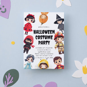 Invitación de fiesta de disfraces de Halloween par