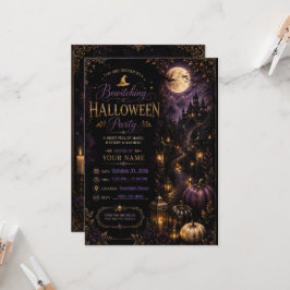 Invitación de fiesta de disfraz de Halloween edita