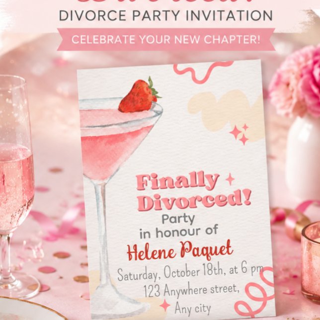 Invitación de fiesta de divorcio finalmente con aq (Subido por el creador)