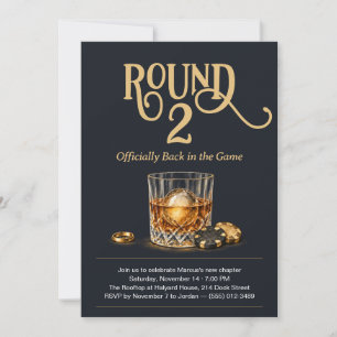 Invitación de fiesta de divorcio para hombres Whis