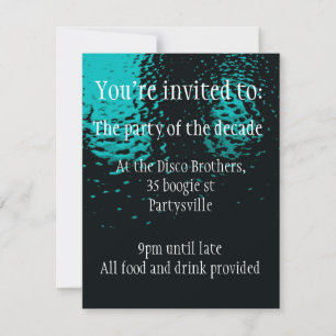 Invitación de fiesta de doble cara para cualquier 