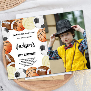Invitación de Fiesta de estrellas para niños perso
