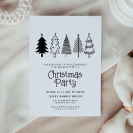 Invitación de fiesta de feriado de navidades