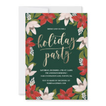 Invitación de fiesta de feriado tradicional