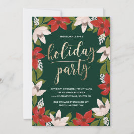 Invitación de fiesta de feriado tradicional